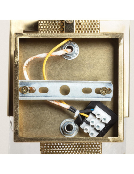 Applique Murale Métal et Verre Murtha