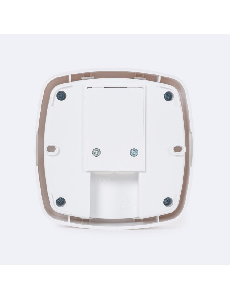 Détecteur de Mouvement blanc PIR 360º Spécial Couloirs avec telecommande.