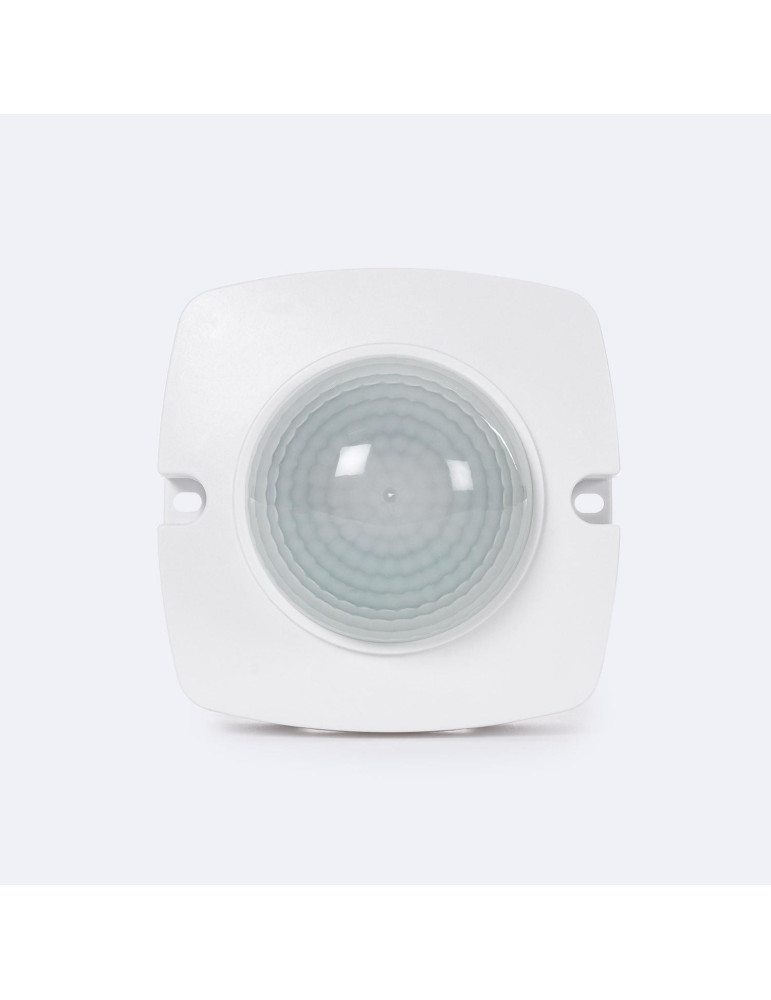 Détecteur de Mouvement blanc PIR 360º Spécial Couloirs avec telecommande.