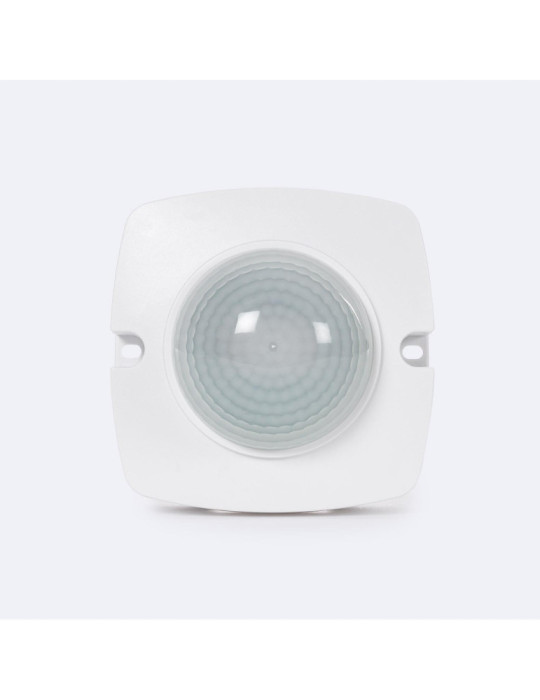 Détecteur de Mouvement blanc PIR 360º Spécial Couloirs avec telecommande.