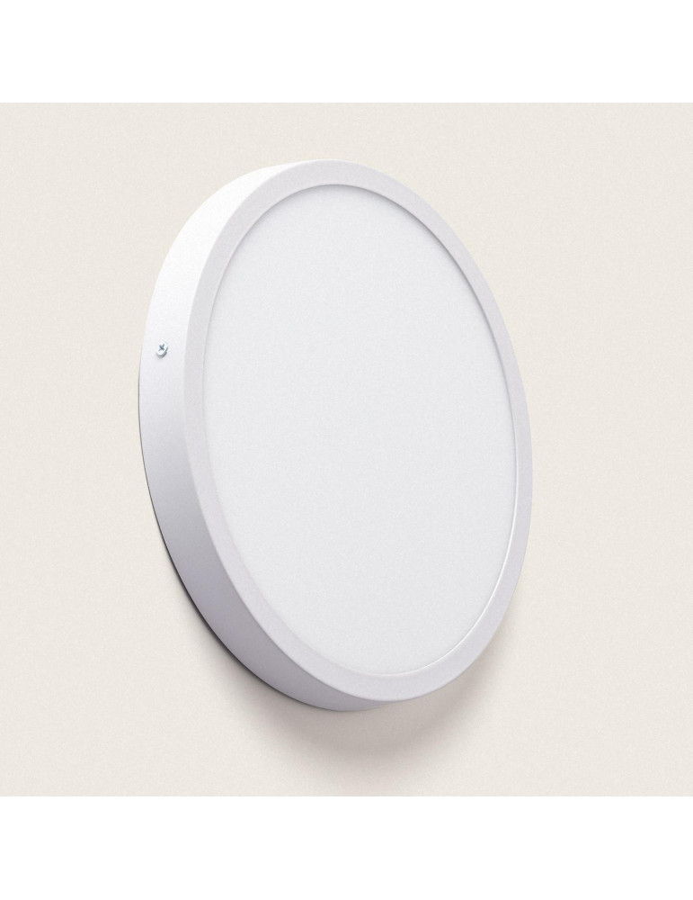 Plafonnier LED Rond 24W Extra-Plat CCT Sélectionnable Ø280 mm