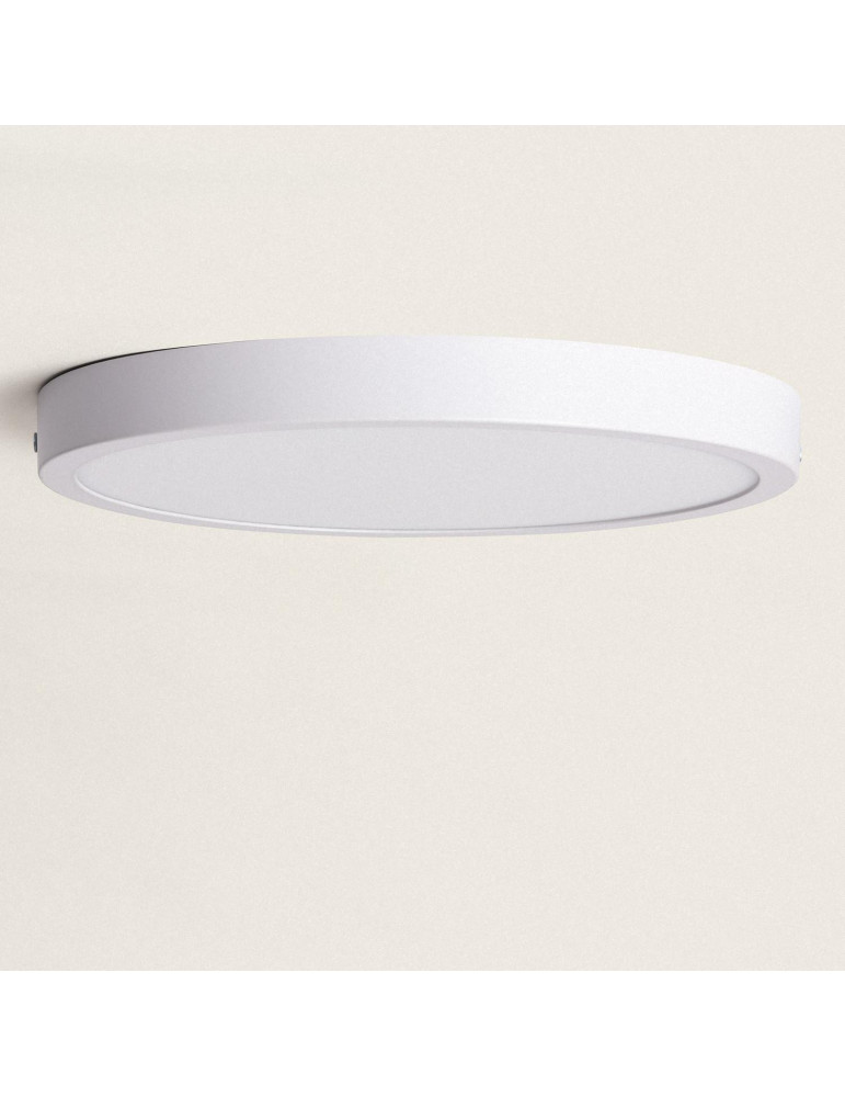 Plafonnier LED Rond 24W Extra-Plat CCT Sélectionnable Ø280 mm