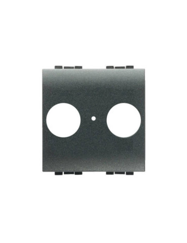 Façade TV/R-SAT Universelle 2 Modules BTicino Living Light L4212