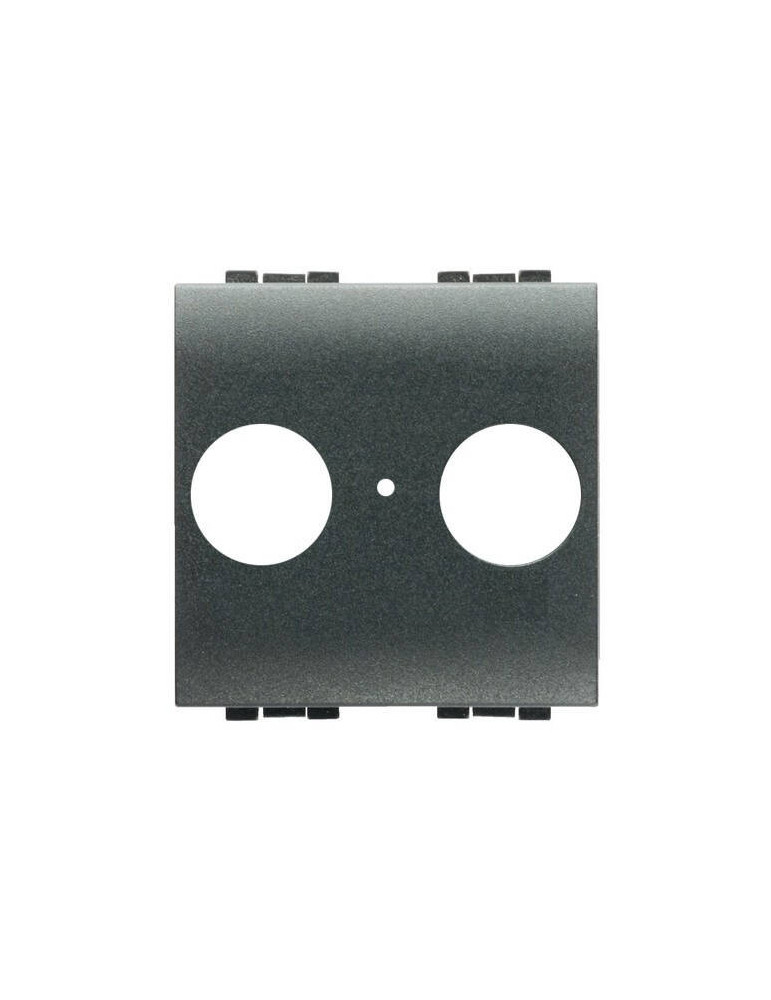 Façade TV/R-SAT Universelle 2 Modules BTicino Living Light L4212 Façade TV/R-SAT Universelle 2 Modules BTicino Living Light L4212
