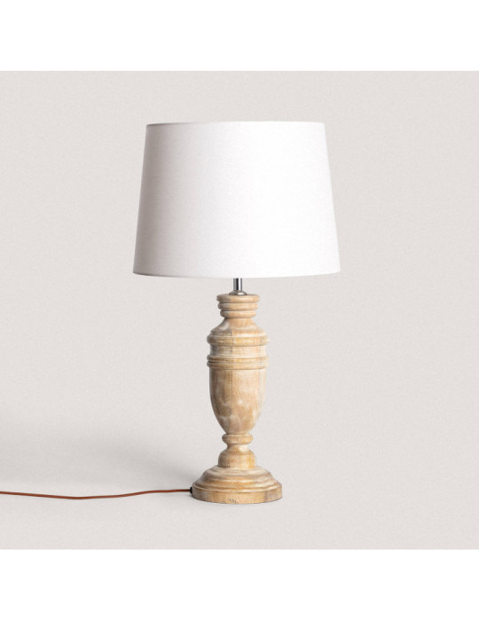 Lampe à Poser en bois Hausa ILUZZIA