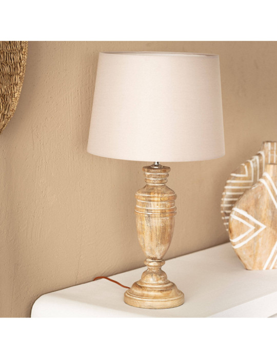 Lampe à Poser en bois Hausa ILUZZIA