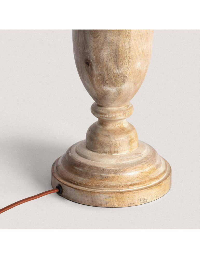 Lampe à Poser en bois Hausa ILUZZIA