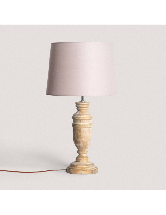 Lampe à Poser en bois Hausa ILUZZIA