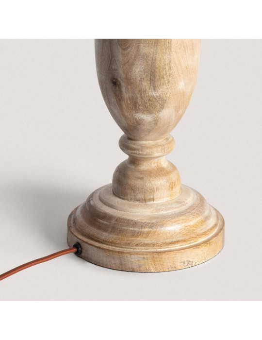 Lampe à Poser en bois Hausa ILUZZIA