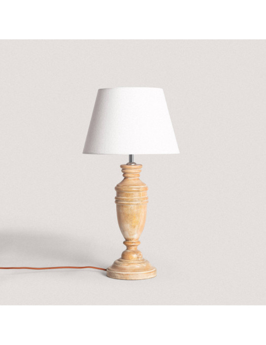 Lampe à Poser en bois Hausa ILUZZIA