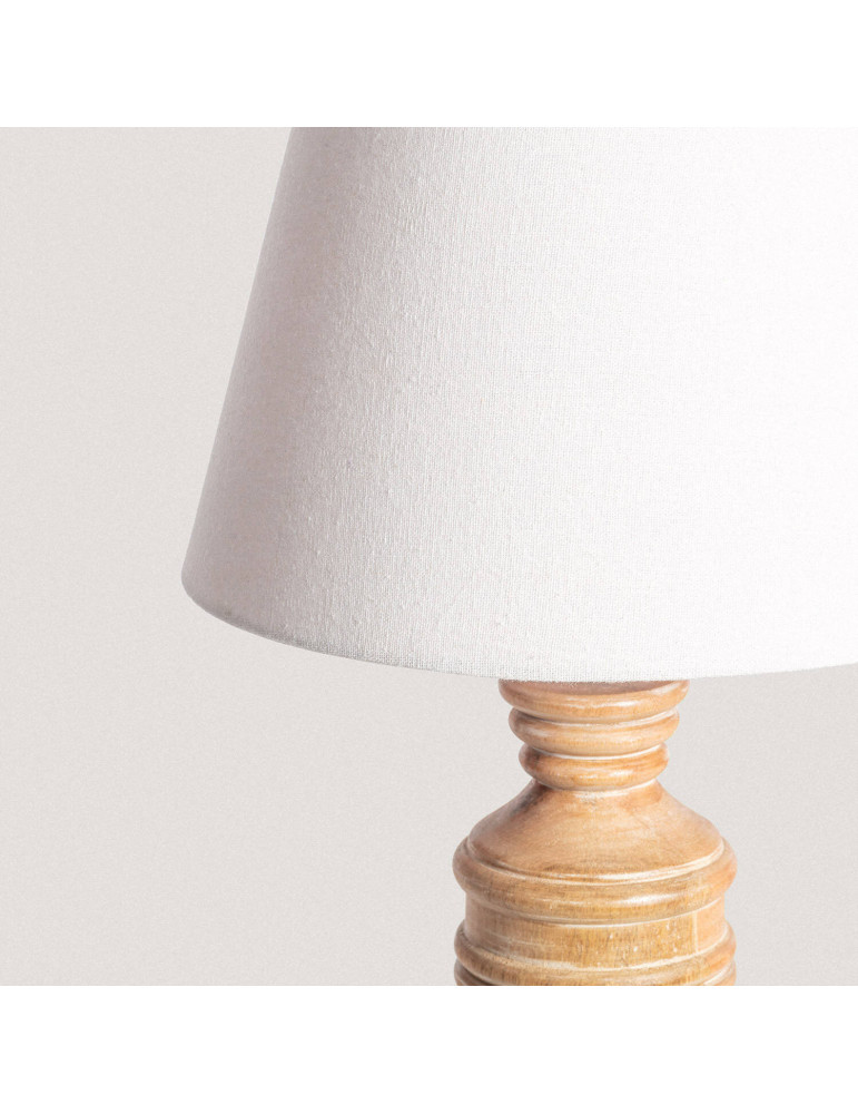 Lampe à Poser en bois Hausa ILUZZIA