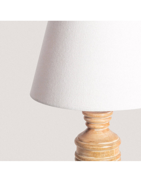 Lampe à Poser en bois Hausa ILUZZIA