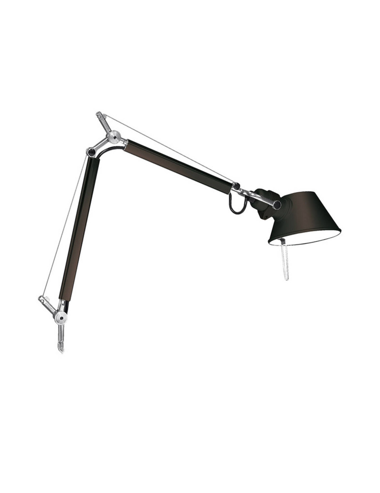 Lampe à Poser Tolomeo Micro avec Support Blanc Brillant ARTEMIDE