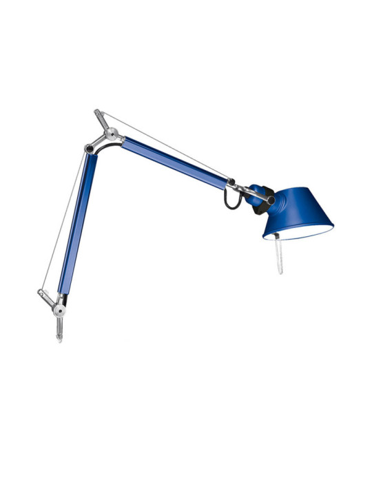 Lampe à Poser Tolomeo Micro avec Support Blanc Brillant ARTEMIDE
