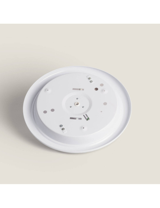 Plafonnier LED Rond 2x E27 avec Détecteur de Mouvement PIR et Crépusculaire