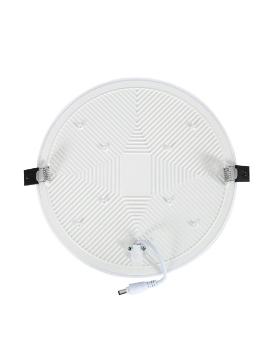 Dalle LED Ronde Slim Surface 36W IP54 Coupe Ø200mm