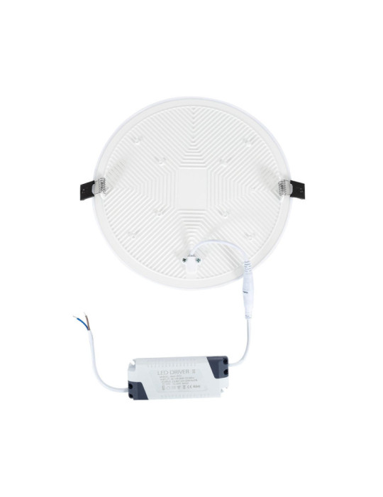 Dalle LED Ronde Slim Surface 36W IP54 Coupe Ø200mm