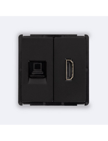 Prise Internet RJ45 CAT 6 + HDMI Modern