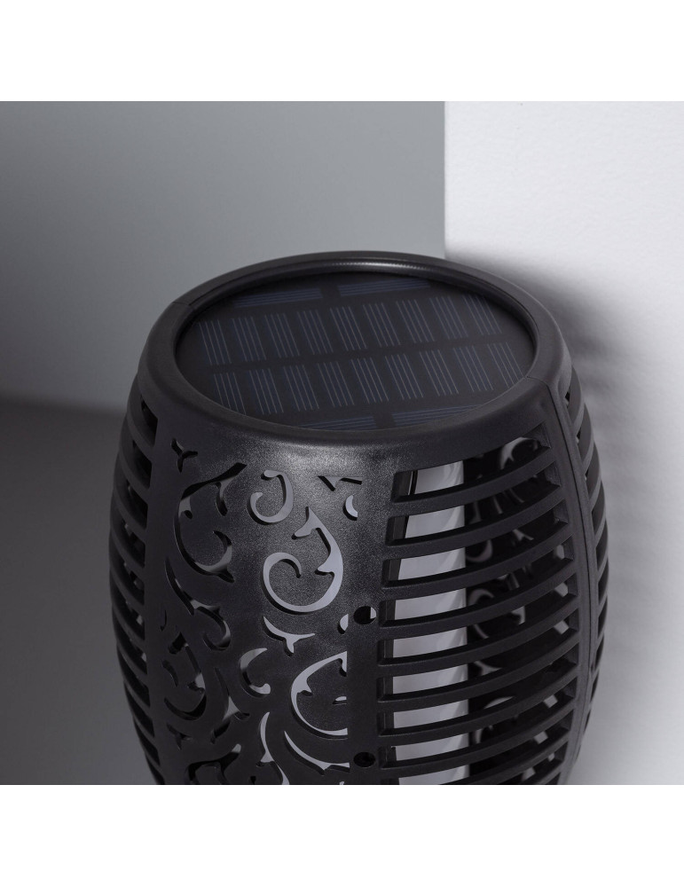 Torche LED Solaire Effet Flamme sur Piquet 1W 78cm