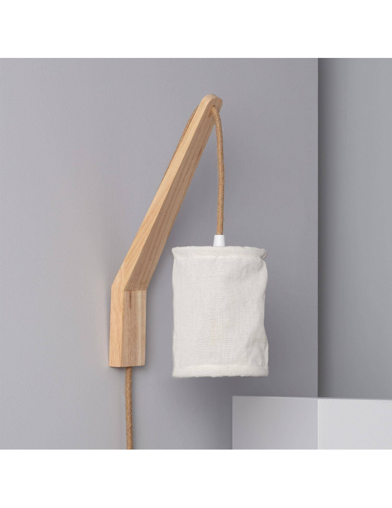 Lampe Murale Bois et Métal Kanzu