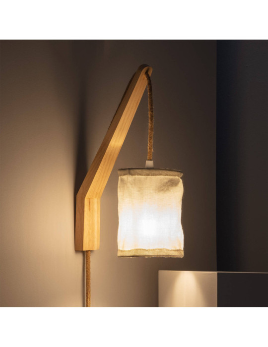 Lampe Murale Bois et Métal Kanzu