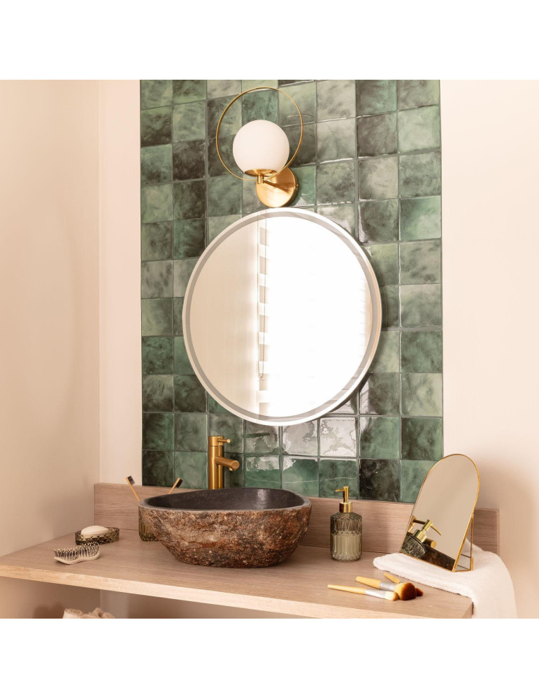 Miroir de Salle de Bain avec éclairage LED et Anti-buée Jizan Ø60 cm