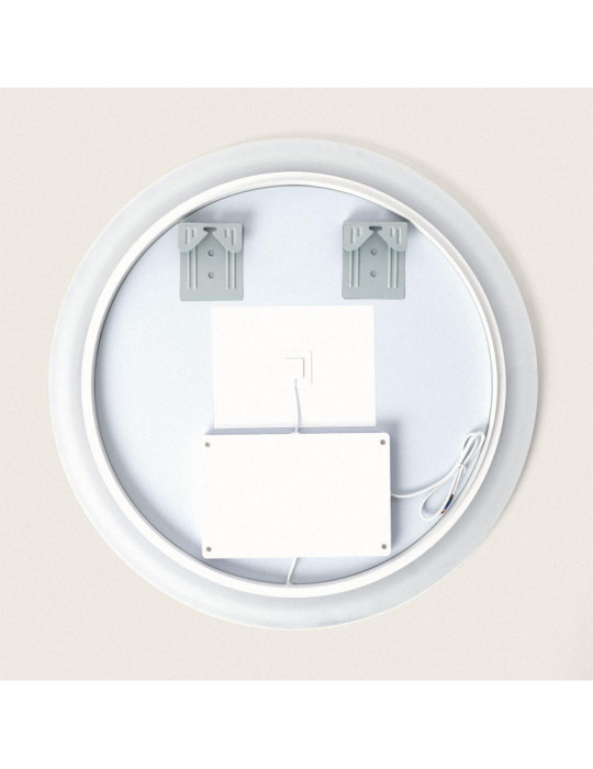 Miroir de Salle de Bain avec éclairage LED et Anti-buée Jizan Ø60 cm