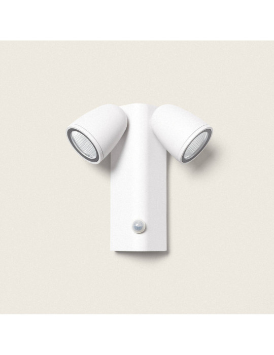 Applique Murale Extérieure LED 12W Aluminium avec Détecteur de Mouvement PIR Abel 2 Spots Applique Murale Extérieure LED 12W Aluminium avec Détecteur de Mouvement PIR Abel 2 Spots