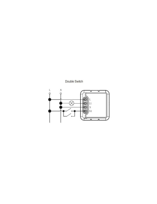 Module de Variation WiFi TRIAC Compatible avec Bouton-Poussoir