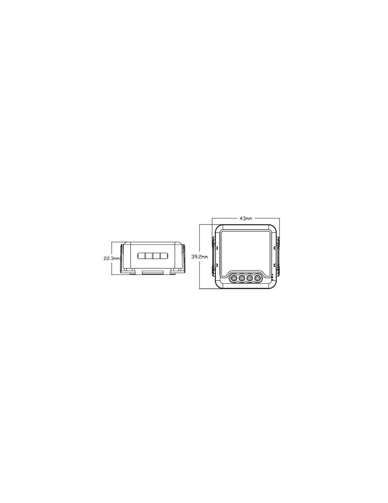 Module de Variation WiFi TRIAC Compatible avec Bouton-Poussoir