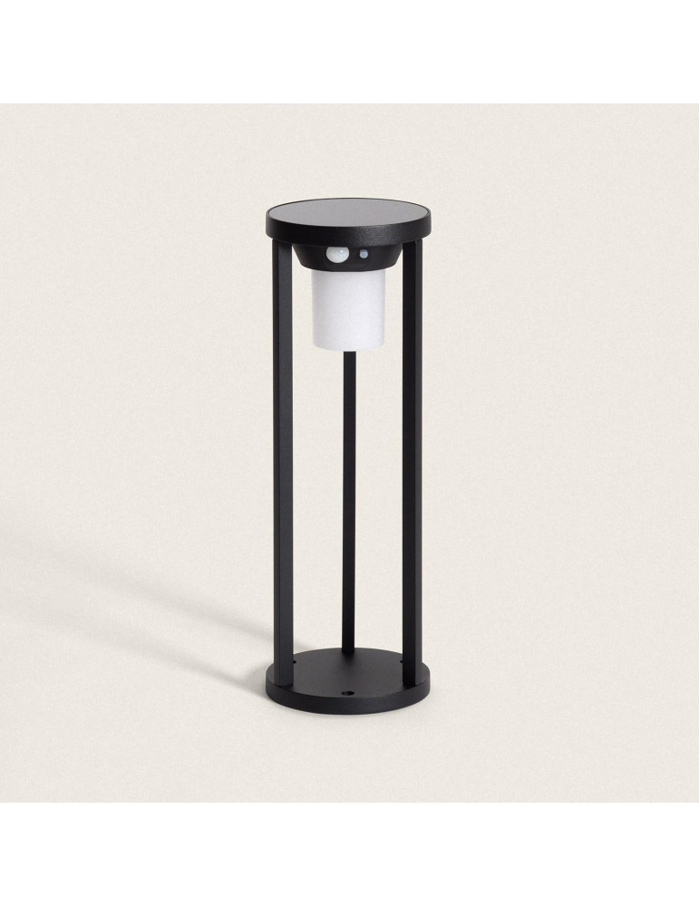 Balise sur Pied Extérieure Solaire LED 2W 40cm Aluminium avec Détecteur de Mouvement Eneko Balise sur Pied Extérieure Solaire LED 2W 40cm Aluminium avec Détecteur de Mouvement Eneko
