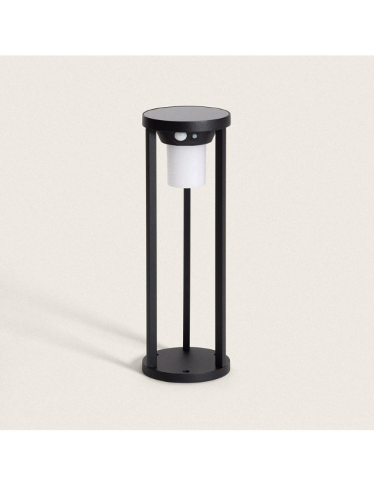 Balise sur Pied Extérieure Solaire LED 2W 40cm Aluminium avec Détecteur de Mouvement Eneko Balise sur Pied Extérieure Solaire LED 2W 40cm Aluminium avec Détecteur de Mouvement Eneko