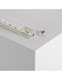 Profilé Aluminium Triangulaire d'Angle 2m pour Ruban LED jusqu'à 10mm