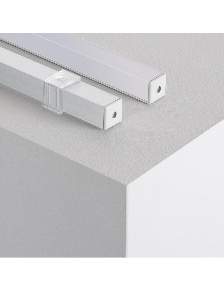 Profilé Aluminium Triangulaire d'Angle 2m pour Ruban LED jusqu'à 10mm