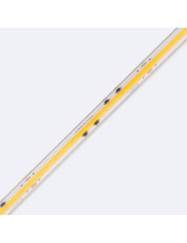 Ruban LED Dimmable Auto-redressement 220V AC COB Silicone FLEX 560 LED/m 1250 lm/m IP65 Largeur 10mm Coupe tous les 10 cm