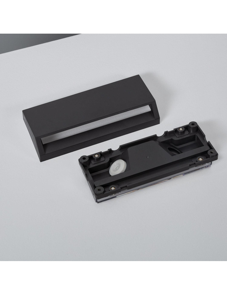 Balise LED Extérieure 3W En Saillie au Mur Rectangulaire Valeta Anthracite