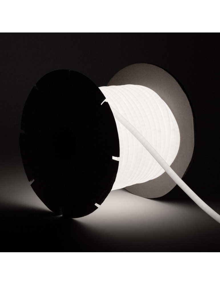 Bobine Gaine Néon LED Dimmable 220V Circulaire SFLEX17 50 Mètres IP65 Coupe 100 cm