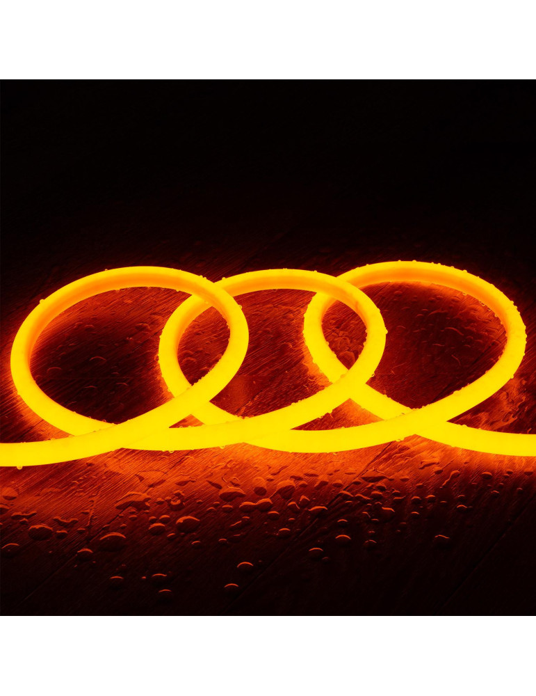 Bobine Gaine Néon LED Dimmable 220V Circulaire SFLEX17 50 Mètres IP65 Coupe 100 cm