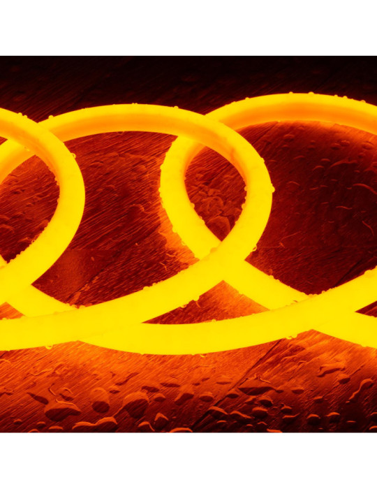 Bobine Gaine Néon LED Dimmable 220V Circulaire SFLEX17 50 Mètres IP65 Coupe 100 cm