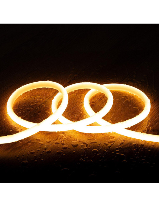 Bobine Gaine Néon LED Dimmable 220V Circulaire SFLEX17 50 Mètres IP65 Coupe 100 cm