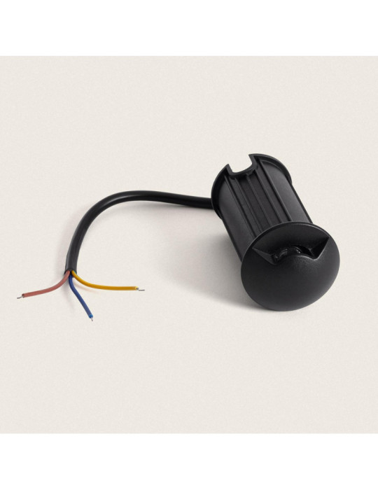 Balise Extérieure LED 1W Encastrable au Sol Letso 1L Noir