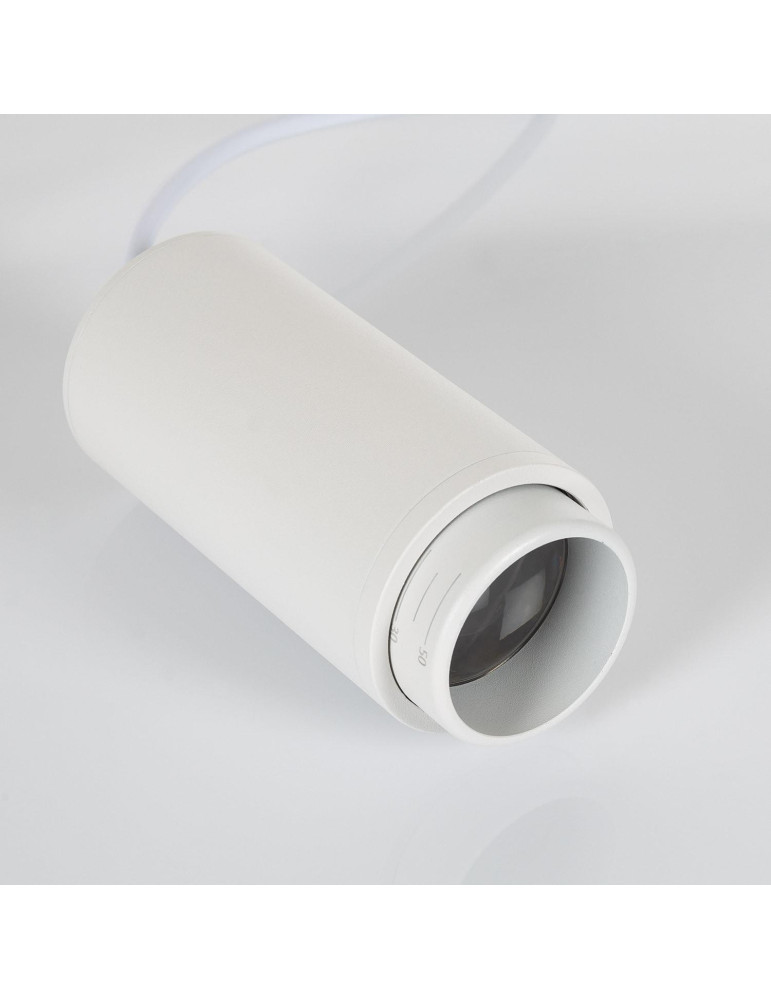 Suspension Cuarzo Multiangle 10-50º de Rail Triphasé pour Ampoule GU10