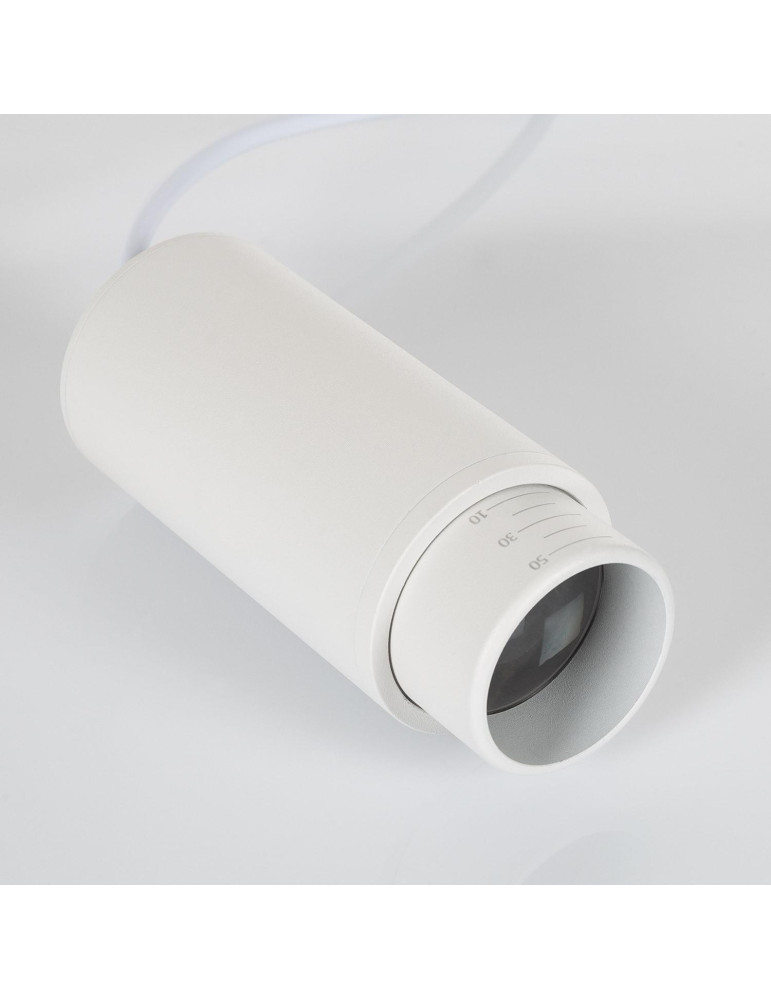 Suspension Cuarzo Multiangle 10-50º de Rail Triphasé pour Ampoule GU10