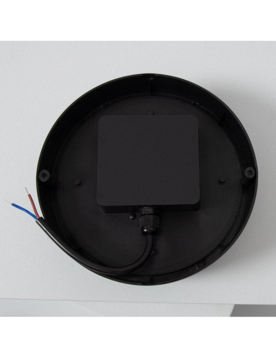 Plafonnier LED Extérieur Rond 25W Hublot Black IP65 Ø175 mm