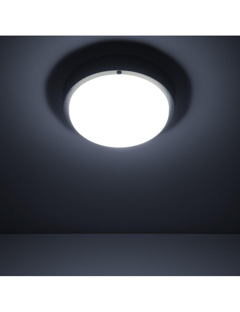 Plafonnier LED Extérieur Rond 25W Hublot Black IP65 Ø175 mm