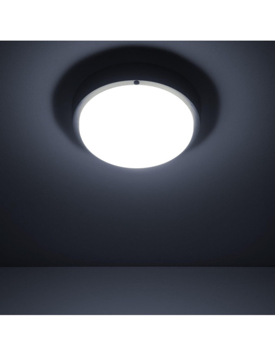 Plafonnier LED Extérieur Rond 25W Hublot Black IP65 Ø175 mm