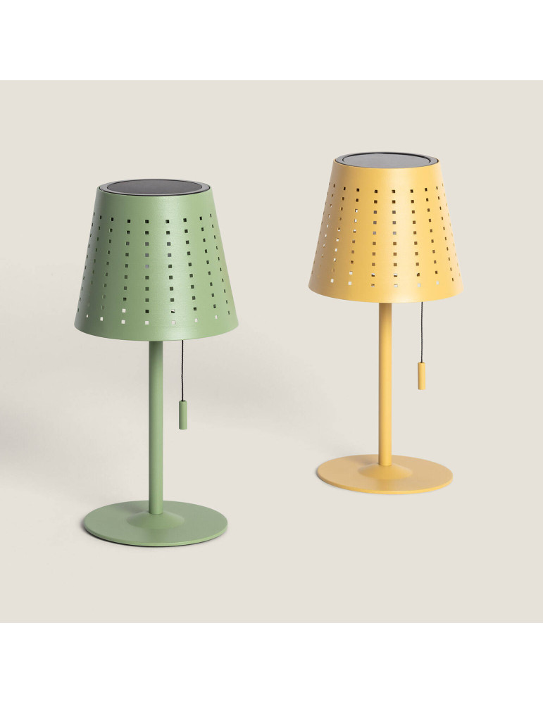 Lampe à Poser LED Extérieure Solaire 3W Portative Banate avec Batterie Rechargeable