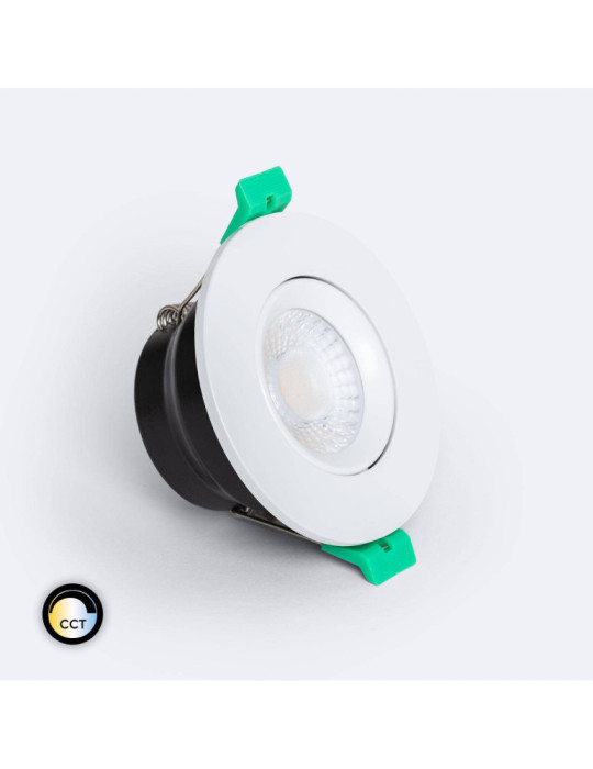 Spot Downlight Ignifuge LED 5-8W Rond Dimmable IP65 Coupe Ø 65 mm Design Ajustable Spot Downlight Ignifuge LED 5-8W Rond Dimmable IP65 Coupe Ø 65 mm Design Ajustable