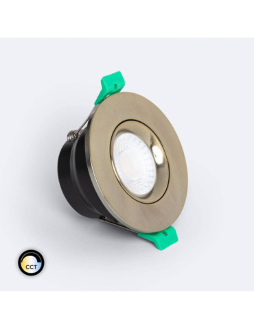 Spot Downlight Ignifuge LED 5-8W Rond Dimmable IP65 Coupe Ø 65 mm Design Ajustable