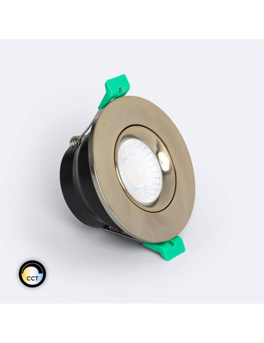 Spot Downlight Ignifuge LED 5-8W Rond Dimmable IP65 Coupe Ø 65 mm Design Ajustable Spot Downlight Ignifuge LED 5-8W Rond Dimmable IP65 Coupe Ø 65 mm Design Ajustable